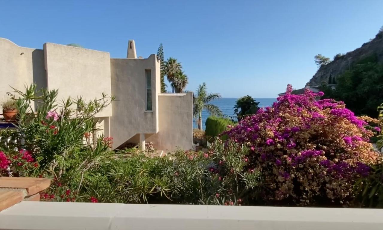Espectacular Casa En La Playa Con Piscina Privada Villa Almunecar Ngoại thất bức ảnh