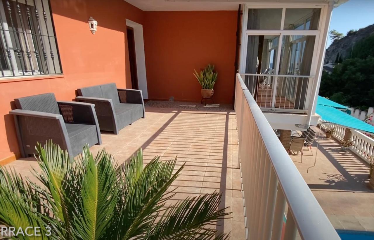 Espectacular Casa En La Playa Con Piscina Privada Villa Almunecar Ngoại thất bức ảnh