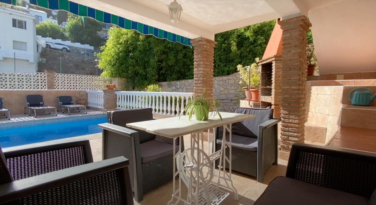Espectacular Casa En La Playa Con Piscina Privada Villa Almunecar Ngoại thất bức ảnh